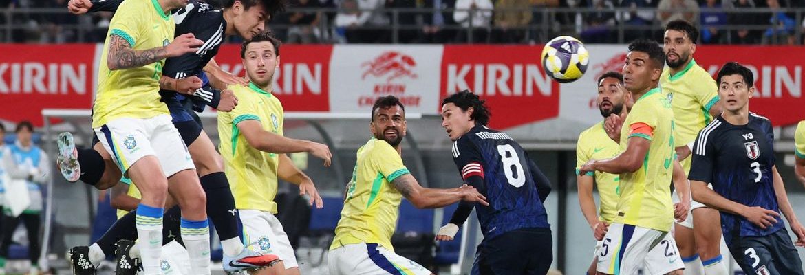 Brasil amarga derrota histórica para o Japão em amistoso em Tóquio