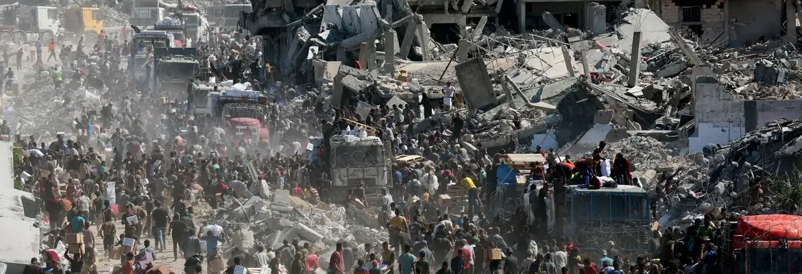 ONU diz que 560 toneladas de alimentos entram por dia em Gaza