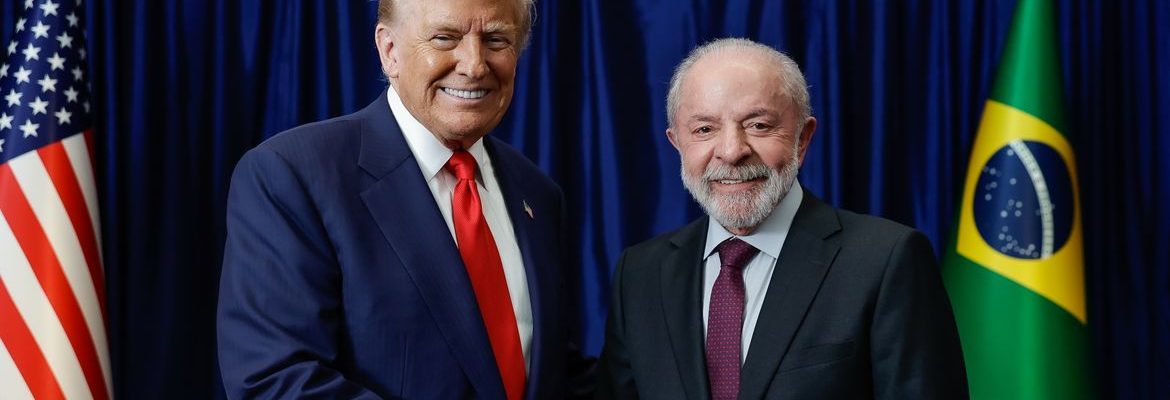 Trump registra encontro com Lula em sua rede social