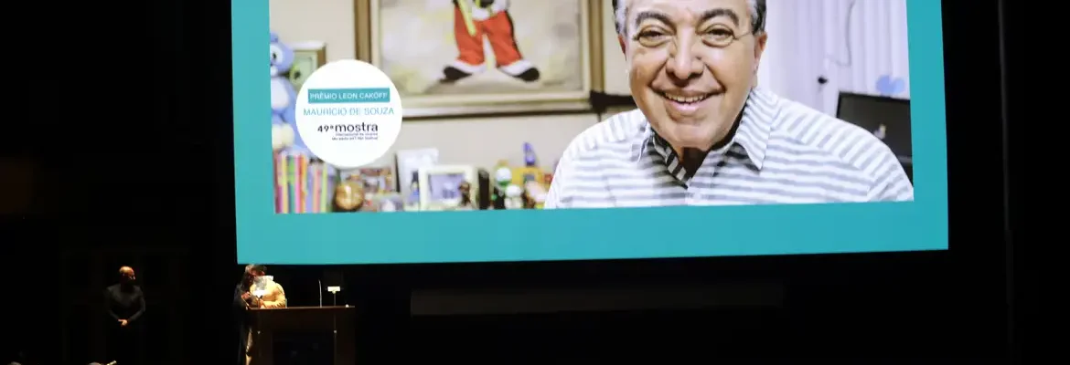 Mauricio de Sousa é homenageado na abertura da Mostra de Cinema de SP