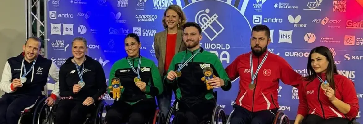 Tênis de mesa paralímpico: Thaís Severo leva ouro e prata na França