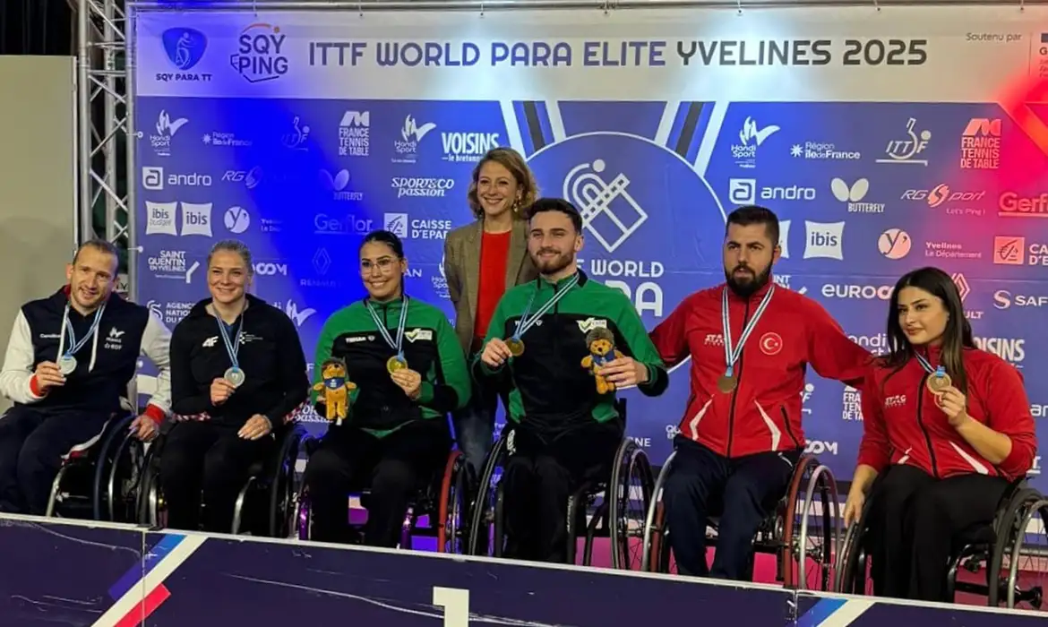 OAB Barro Preto - Tênis de mesa paralímpico: Thaís Severo leva ouro e prata na França