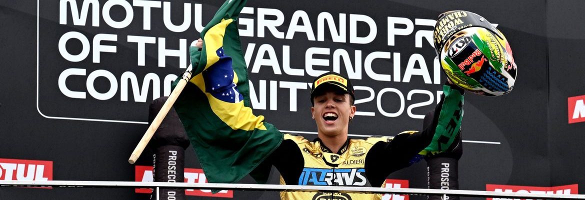 Diogo Moreira conquista Campeonato Mundial de Moto2