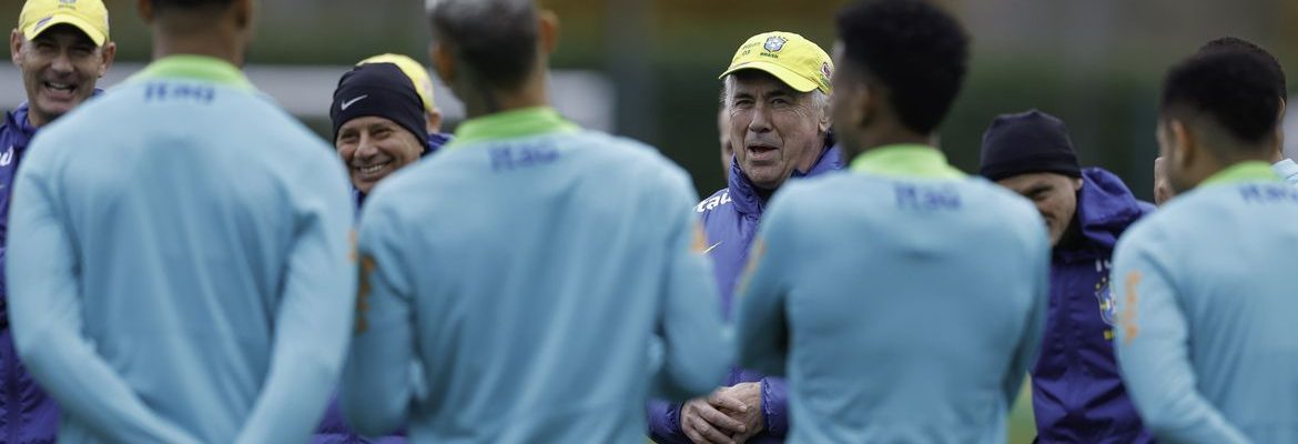 Ancelotti começa a esboçar equipe para amistoso contra o Senegal