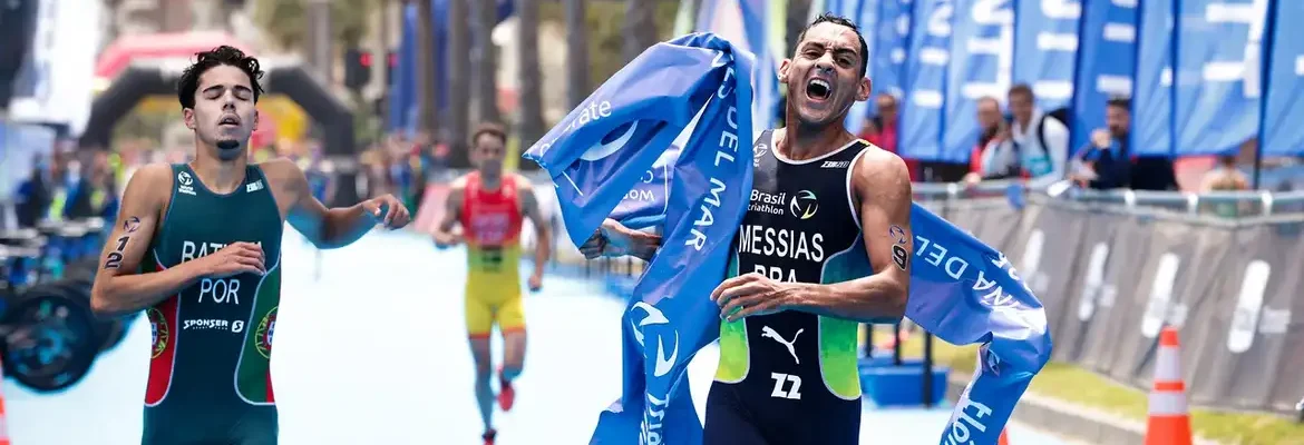 Triatlo: Manoel Messias é bicampeão da etapa da Copa do Mundo no Chile