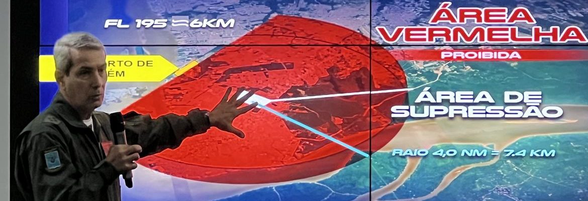 Cúpula de líderes da COP30 terá restrição de voos, caças e anti-drones