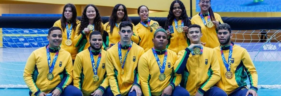 Parapan de Jovens: Brasil garante dobradinha dourada no goalball