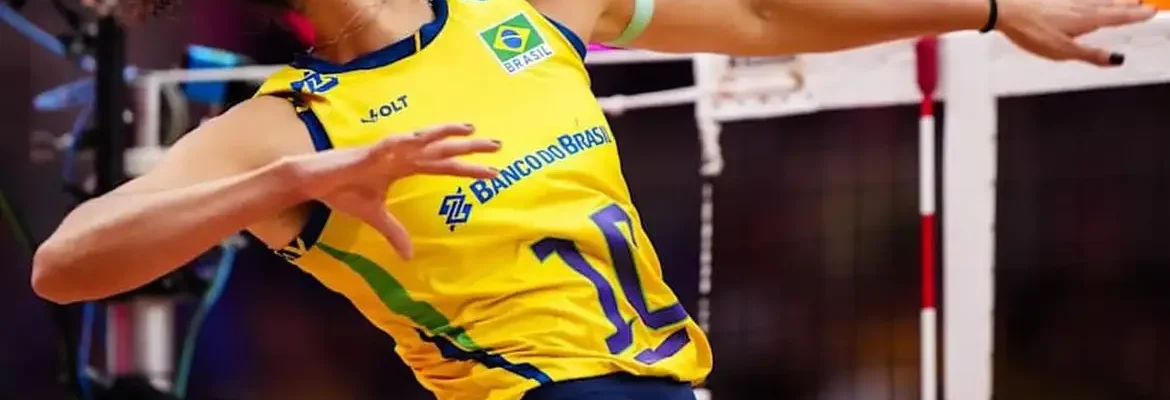 Gabi Guimarães é segunda melhor jogadora de vôlei do mundo em 2025