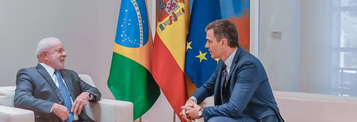 Lula agradece a Sánchez por apoio sobre acordo com UE