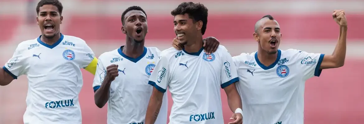 Bahia goleia Inter de Limeira na estreia da Copa SP de futebol júnior