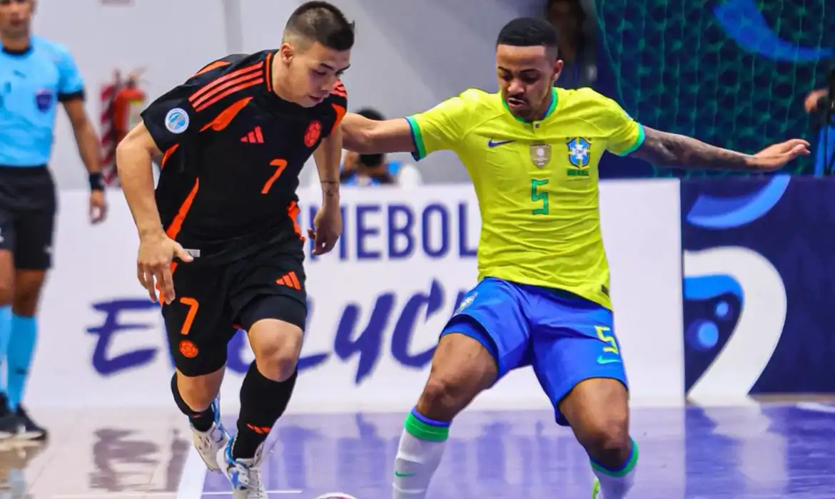 OAB Barro Preto - Copa América de Futsal: Brasil empata com Colômbia em estreia difícil