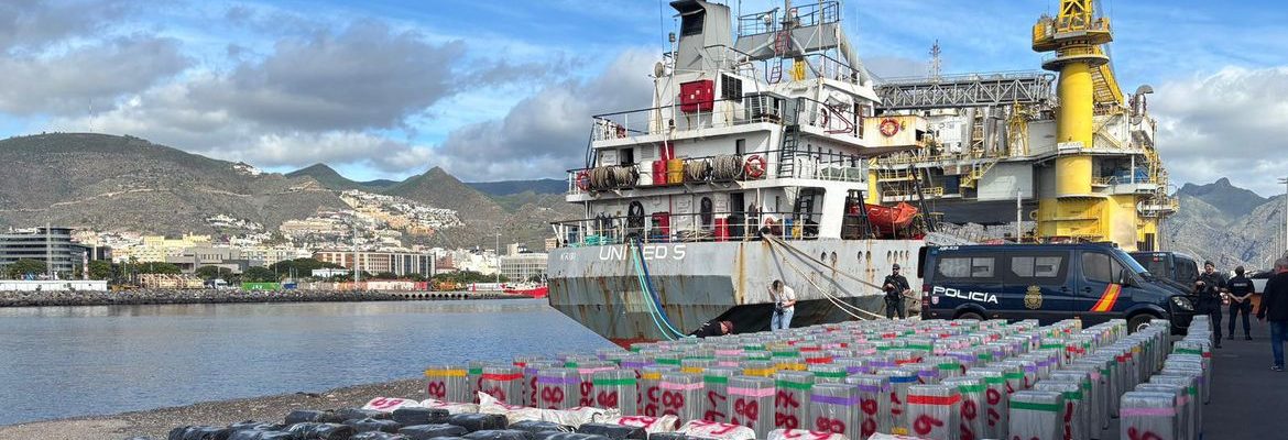 Espanha apreende cocaína a bordo de navio que fez escala no Brasil