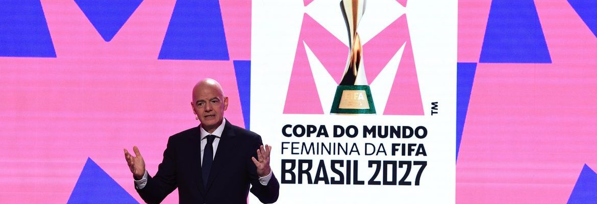 Fifa lança marca da Copa Feminina 2027 em evento no Rio de Janeiro