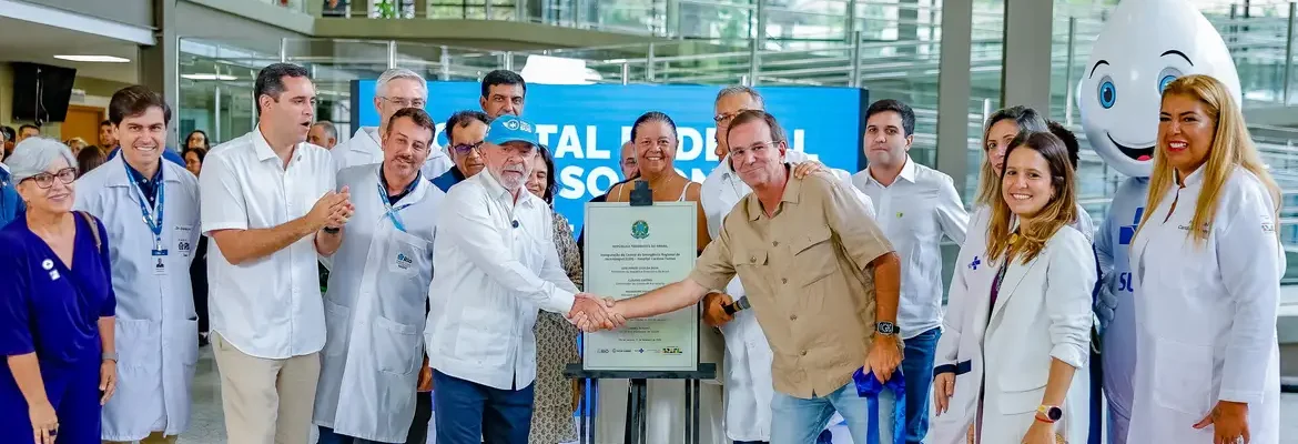 Lula inaugura pronto-socorro do Hospital Federal Cardoso Fontes no Rio
