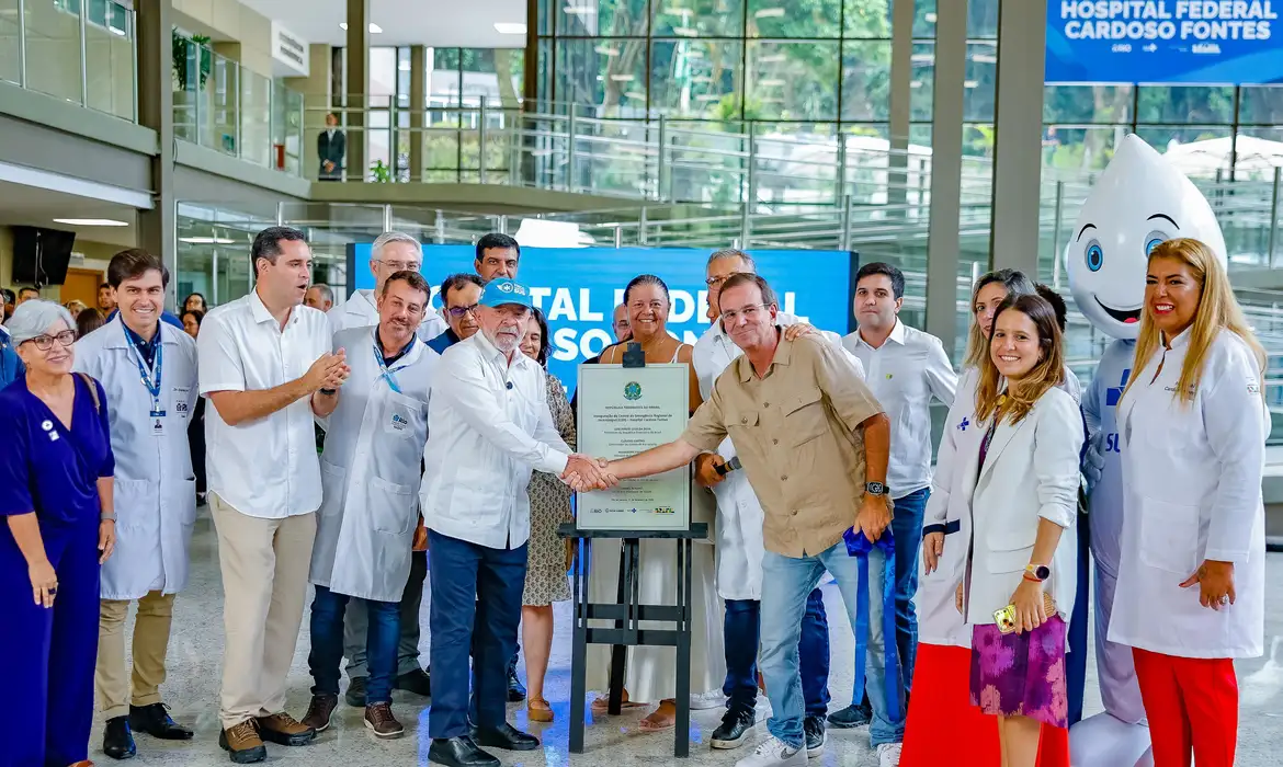 OAB Barro Preto - Lula inaugura pronto-socorro do Hospital Federal Cardoso Fontes no Rio