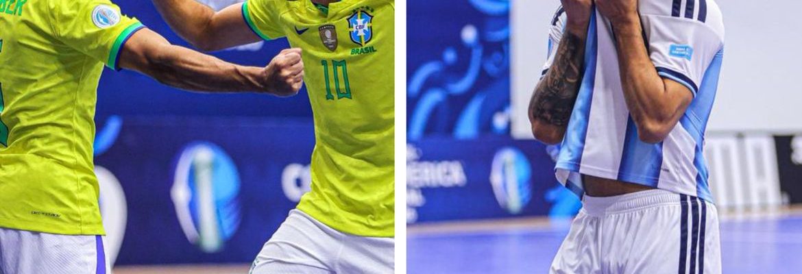 Brasil e Argentina decidem Copa América de Futsal neste domingo