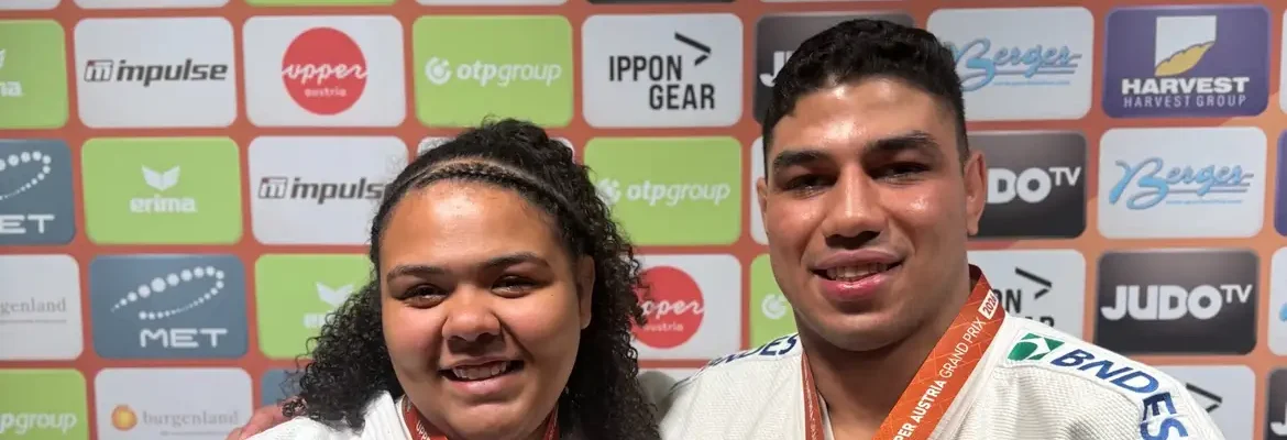 Com mais 2 pódios, Brasil encerra Grand Prix de judô com 6 medalhas