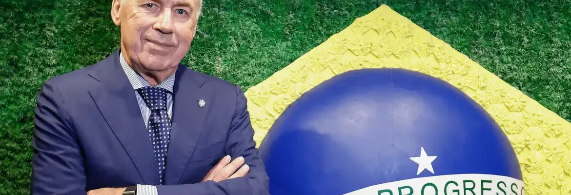 CBF anuncia ampliação de contrato com técnico Carlo Ancelotti